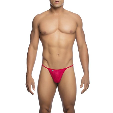 MOB - V-STRING DE MICROFIBRA ROJA TALLA L-XL