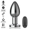 INTENSE - PLUG ANAL 10 VIBRACIONES METAL CON CONTROL REMOTO L