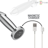 INTENSE - PLUG ANAL 10 VIBRACIONES METAL EN FORMA DE DILDO CON CONTROL REMOTO S