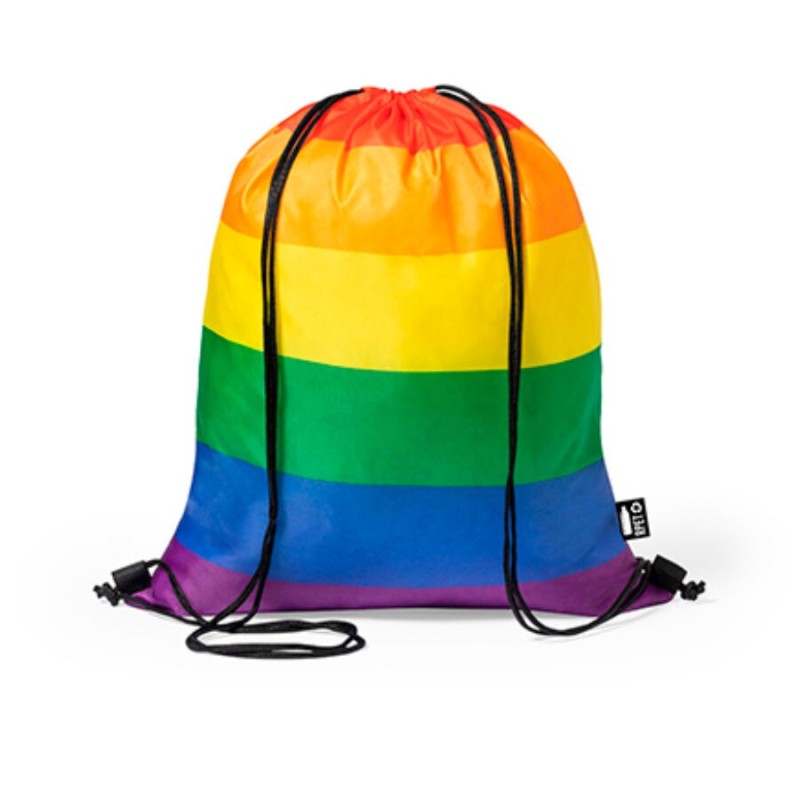 PRIDE - MOCHILA SACO BANDERA ARCOÍRIS PRIDE - MOCHILA SACO BANDERA ARCOÍRIS