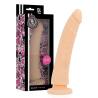 DELTA CLUB - TOYS ARNÉS DILDO NATURAL SILICONA MEDICA 17 CM -O- 3 CM