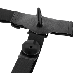 HARNESS ATTRACTION - HARRIS DOBLE PENETRACIÓN CON VIBRACIÓN 18 CM -O- 3.5 CM