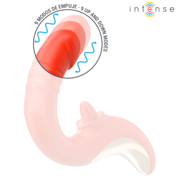 INTENSE - PAULINA VIBRADOR and ESTIMULADOR EN FORMA DE U ROJO