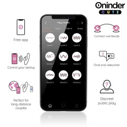 ONINDER CUTE - LOVE BUNNY VIBRADOR PUNTO G Y CLITORIS - APP MUNDIAL GRATUITA