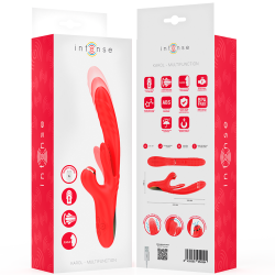 INTENSE - KAROL VIBRADOR MULTIFUNCIÓN EMPUJE and ESTIMULACIÓN and ONDAS ESTIMULADORAS ROJO
