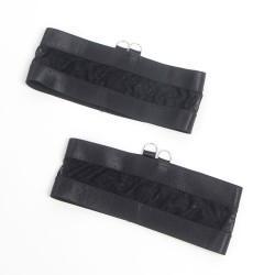SUBBLIME - 955236 SET SUJETADOR CON LIGUERO BONDAGE NEGRO S-M