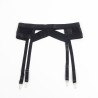 SUBBLIME - 955236 SET SUJETADOR CON LIGUERO BONDAGE NEGRO S-M
