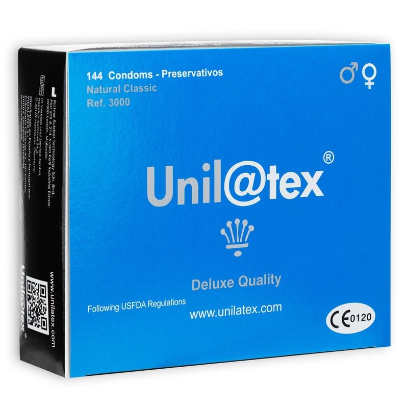 UNILATEX - PRESERVATIVOS NATURALES 144 UDS