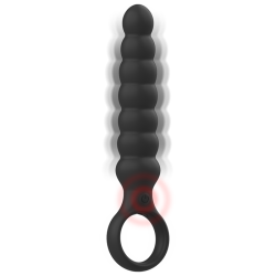 BLACKandSILVER - BOB POTENTE VIBRADOR DILATADOR ANAL SILICONA