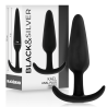 BLACKandSILVER - KAEL PLUG ANAL SILICONA CON ASA MEDIANO