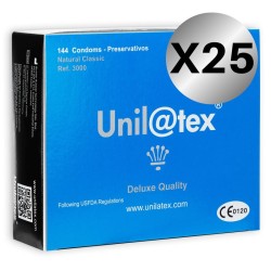 UNILATEX - PRESERVATIVOS NATURALES 144 UDS X 25 UDS