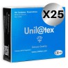 UNILATEX - PRESERVATIVOS NATURALES 144 UDS X 25 UDS