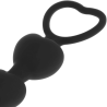BLACKandSILVER - MILA CADENA ANAL DE CORAZONES 18 CM