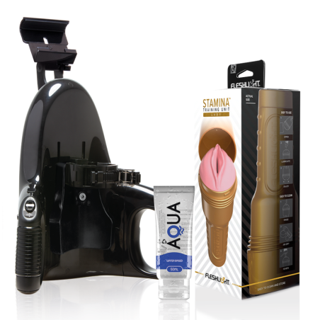 FLESHLIGHT - PINK LADY STAMINA TRAINING UNIT UNIVERSAL LAUNCH LUBRICANTE AQUA QUALITY 50 ML