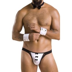 PASSION - 036 SLIP ALFROJO NEGRO S-M