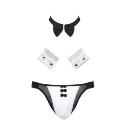 PASSION - 036 SLIP ALFROJO NEGRO S-M
