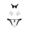PASSION - 036 SLIP ALFROJO NEGRO S-M