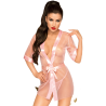 PENTHOUSE - MIDNIGHT MIRAGE PEIGNOIR NEGRO S-L