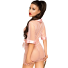 PENTHOUSE - MIDNIGHT MIRAGE PEIGNOIR NEGRO S-L