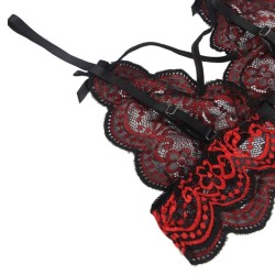 SUBBLIME - SET DOS PIEZAS TOP Y PANTIES ENCAJE S-M