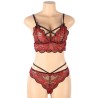 SUBBLIME - SET DOS PIEZAS TOP Y PANTIES ENCAJE S-M