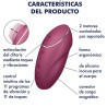 SATISFYER - TAP and CLIMAX 1 VIBRADOR LAY-ON ROJO