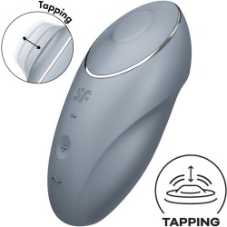 SATISFYER - TAP and CLIMAX 1 VIBRADOR LAY-ON ROJO