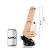 BASECOCK - VIBRADOR REALÍSTICO CONTROL REMOTO NATURAL 18.5 CM -O- 4CM