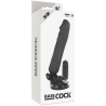 BASECOCK - VIBRADOR REALÍSTICO CONTROL REMOTO NATURAL 20 CM -O- 4 CM