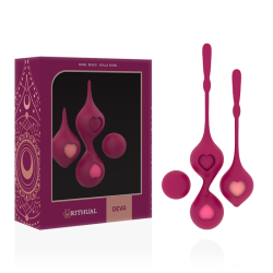 SET DEVA RITUAL ENTRENAMIENTO PELVICO VERDE AQUA