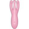 SATISFYER - THREESOME 4 VIBRADOR APP ROSA