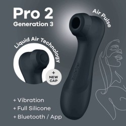 SATISFYER - PRO 2 GENERACIÓN 3 GRANATE BLUETOOTH and APP
