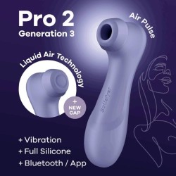 SATISFYER - PRO 2 GENERACIÓN 3 GRANATE BLUETOOTH and APP