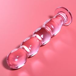 NEBULA SERIES BY IBIZA - MODELO 10 DILDO CRISTAL TRANSPARENTE 16.5 CM -O- 3.5 CM