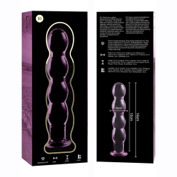 NEBULA SERIES BY IBIZA - MODELO 10 DILDO CRISTAL TRANSPARENTE 16.5 CM -O- 3.5 CM