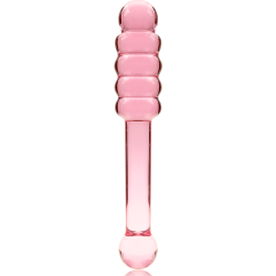 NEBULA SERIES BY IBIZA - MODELO 20 DILDO CRISTAL TRANSPARENTE 20.5 CM -O- 3 CM