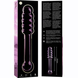 NEBULA SERIES BY IBIZA - MODELO 20 DILDO CRISTAL TRANSPARENTE 20.5 CM -O- 3 CM