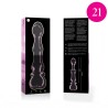 NEBULA SERIES BY IBIZA - MODELO 21 DILDO CRISTAL TRANSPARENTE 20.5 CM -O- 3.5 CM