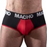 MACHO - MS26N SLIP NEGRO-ROJO M