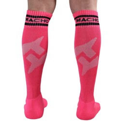 MACHO - CALCETINES LARGOS TALLA ÚNICA ROJO