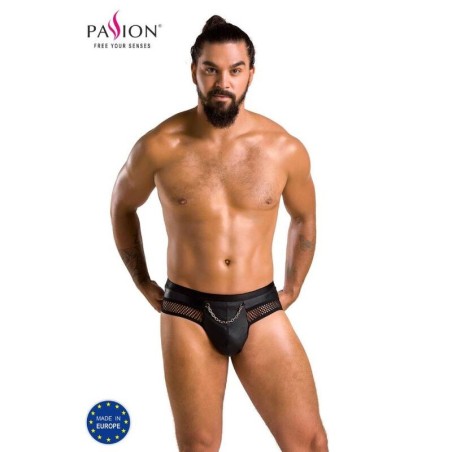 PASSION - 030 SLIP ABIERTO TOM NEGRO S-M