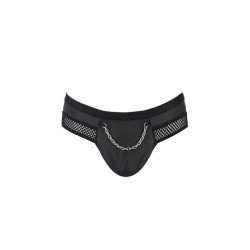 PASSION - 030 SLIP ABIERTO TOM NEGRO S-M