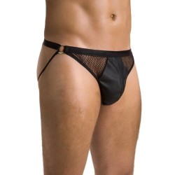 PASSION - 034 SLIP OPEN LUKE NEGRO S-M