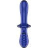 SATISFYER - DOUBLE CRYSTAL DILDO TRANSPARENTE