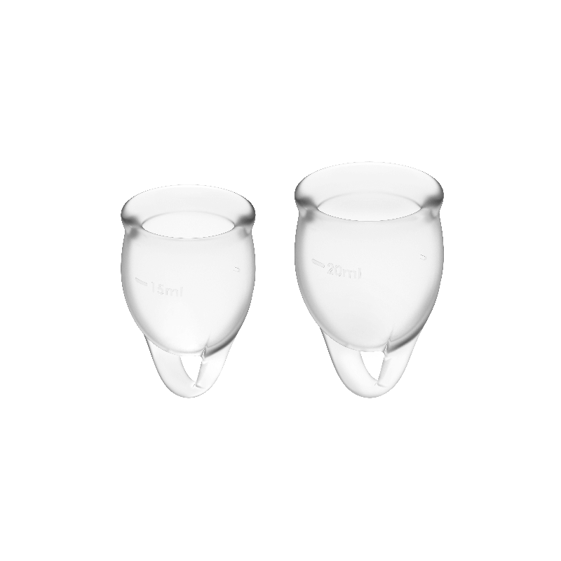 SATISFYER - FEEL CONFIDENT KIT COPA MENSTRUAL AZUL INTENSO 15 20 ML
