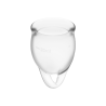 SATISFYER - FEEL CONFIDENT KIT COPA MENSTRUAL AZUL INTENSO 15 20 ML