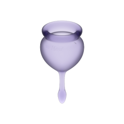 SATISFYER - FEEL GOOD KIT COPA MENSTRUAL AZUL INTENSO 15 20 ML