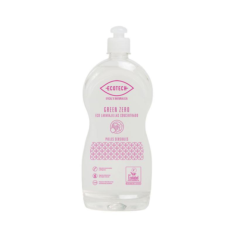 Lavavajillas mano concentrado Green Zero (pieles sensibles) 750ml Ecotech