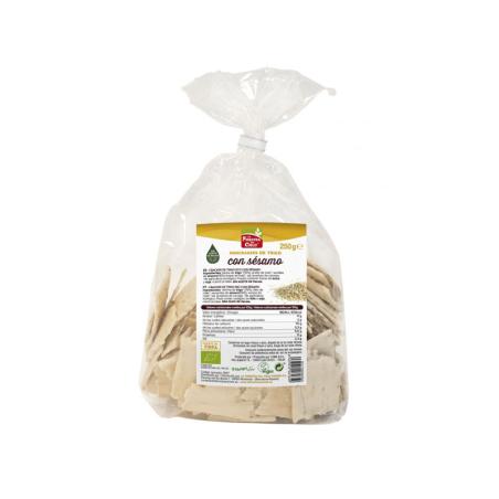Mini crackers de trigo con sesamo bio 250 g La Finestra