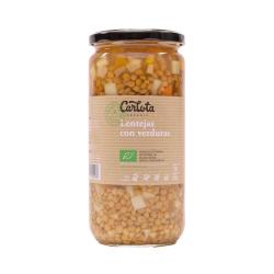 Lentejas con verduras Bio 720g Carlota Organic